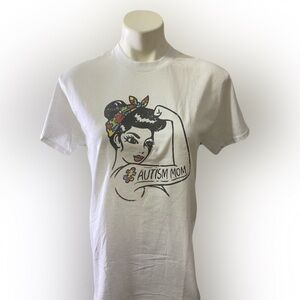 Gildan T-Shirt with a design of Autism Awareness